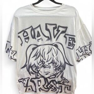 Chobits hand drawn Anime T-Shirt - White